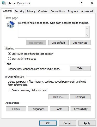 How to delete temporary internet files