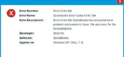 quickbooks error 6144-304
