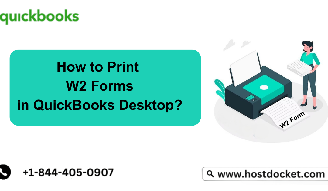 How to print W2 Forms in QuickBooks Desktop?
