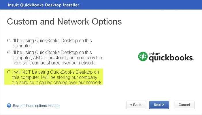 installation QuickBooks Enterprise