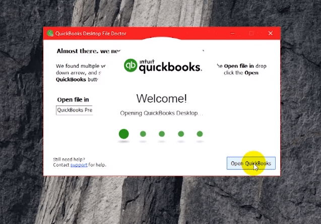QuickBooks-File-Doctor to Solve QuickBooks connection has been lost error